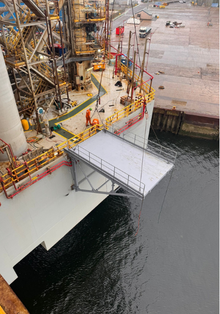 Deck Extension and Platform Interface Works